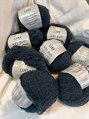 Lang Studio Yarn Wool For Felting Dark Teal 773 0088 Free Shipping 4 Skeins Lot • $39.99