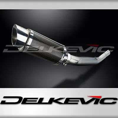 KAWASAKI ZX6R NINJA 636 2003-04 200mm ROUND CARBON  SILENCER EXHAUST KIT • $239.95