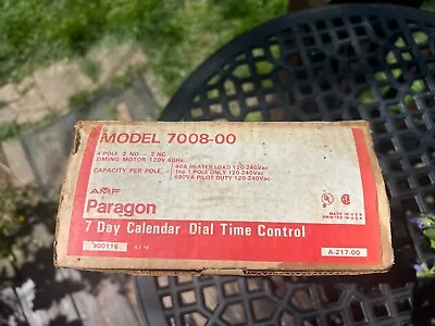 Paragon 7 Day Time Copntrol 120/277 VAC 40 Amp 7008-00 A-217-00 4 Load Timer • $0.99