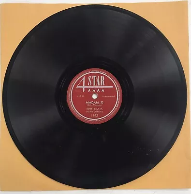 Opie Cates JAZZ 78 Madam X / You Came Along From Out Of Nowhere 4 STAR M- • $15