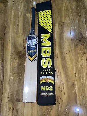 MB Malik LALA Edition Cricket Bat READY To Play Machine Knocked 8 Grains • £190