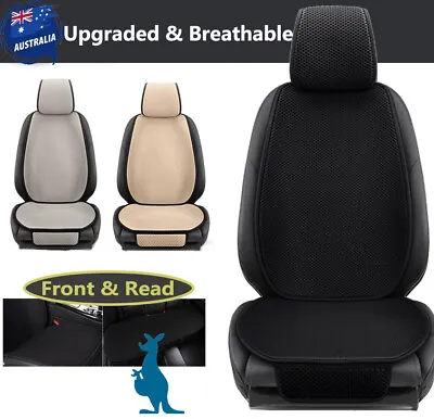 Breathable 5-Sits Leather Seat Covers Front & Rear Cushion Accessory For TOYOTA • $32