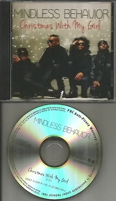MINDLESS BEHAVIOR Christmas With My Girl RARE UNRELEASED Trk PROMO DJ CD Single • $34.99