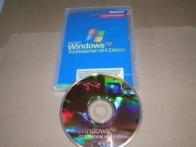 Microsoft Windows XP Professional X64 64 Bit Full English Vers. MS WIN PRO =NEW= • $179.95