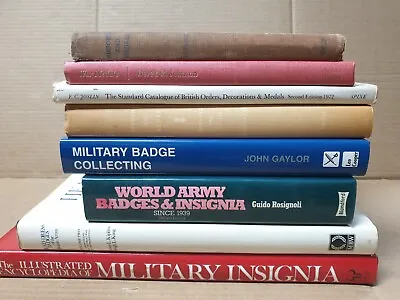 Military Book Medals Ribbons Badges Decorations Insignia - CHOOSE A TITLE • £9.95