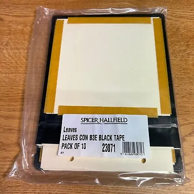 £9.99 • Buy Rare Spicer Hallfield Leaves Con B3E Black Tape 10 Pack #23071