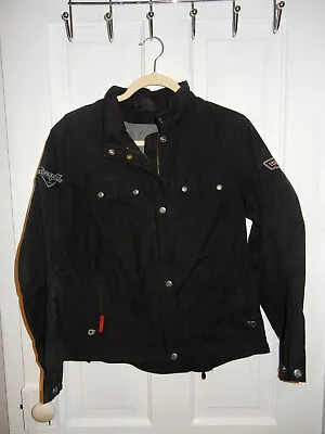 Women's Victory Skye Motorcycle Sz M Midweight Cotton Fitted Jacket Black • $31.88