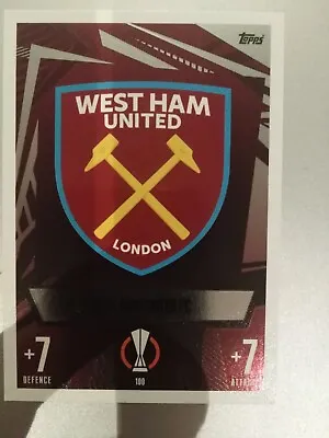 Topps Match Attax 23/24 West Ham Club Badge • £0.99