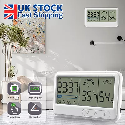 Room Thermometer Digital Max Min Indoor Temperature Humidity Meter NEW • £12.59