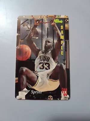 1995 Classic Shaquille O’Neal Sprint Phone Card Sample • $4.55