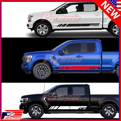 Fit Ford 2021 Raptor F150 Truck Door Side Bottom Skirt Decal Sticker Vinyl • $16.50