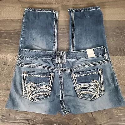 Maurices Original Denim Capri Jeans Juniors Size 5/6 Stretch 30x21 Low Rise • $8.95