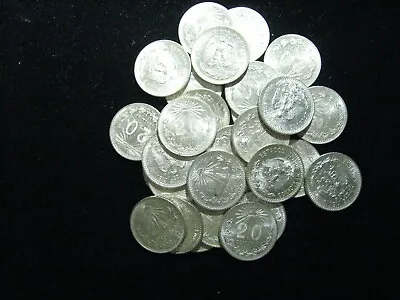 1941 Mexico .720 Silver 20 Centavos Choice Uncirculated 1 Coin Only • $9.99