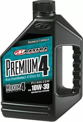 Maxima Racing Oil Maxum 4 Premium 4-Stroke Engine/Motor Oil | 10W-30 | 1 Gallon • $43.78