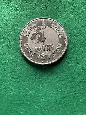 1999 Millennium Five Pound Coin Rare • £4.99