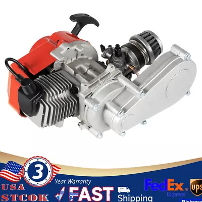 49CC 2STROKE HIGH PERFORMANCE ENGINE MOTOR For POCKET MINI BIKE SCOOTER ATV Alu • $53.21