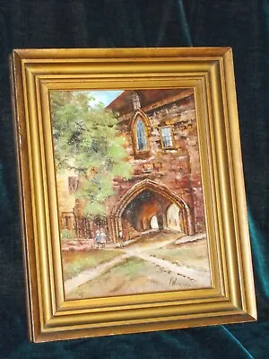 Original Edwardian Oil Painting Canvas Signed F. Watkinson Listed 1919 Children • £99.99