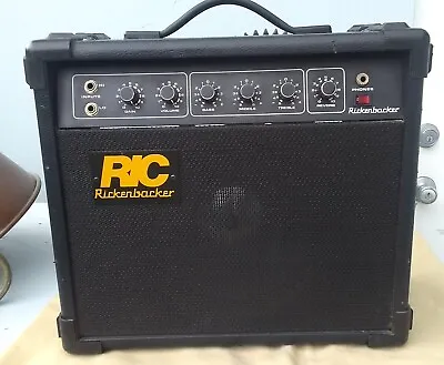 Vintage Rickenbacker Guitar Amplifier 10  Reverb Model RG 14 Tested Working NICE • $150