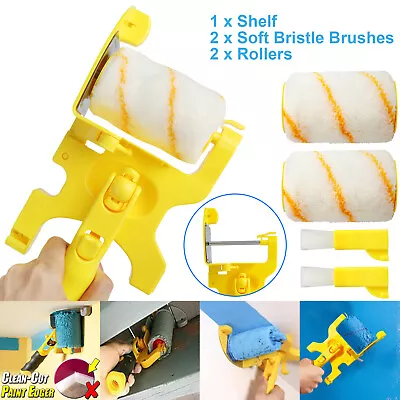 $12.18 • Buy Multifunctional Clean-Cut Paint Edger Roller Brush Safe Tool For Corner Ceiling