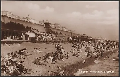 BRIGHTON Postcard The Beach Kemptown • £4.95