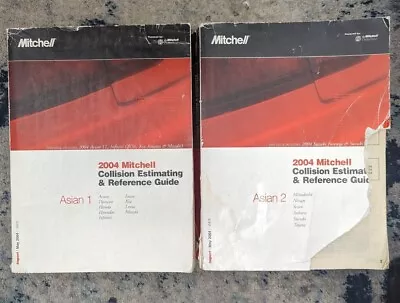 2004 Mitchell Collision Estimating & Reference Guide Asian 1 & 2 Books • $13.49