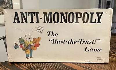 Vintage 1973 Anti-Monopoly SEALED Board Game Ralph Anspach NIP • $25