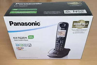 Used Panasonic Cordless Phone KX-TG2511 Desk Hand Held NBN Handset Working • $35