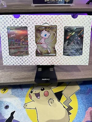 Pokemon TCG Mew Ex 053 - Mew Ex 205 (Metal) - Mewtwo 052 - 151 UPC Promo Set 💎 • $13