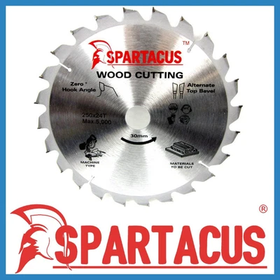 £16.99 • Buy Spartacus Wood Cutting Saw Blade 250 Mm X 24 Teeth X 30mm Fits Various Models