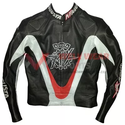 Mv Agusta Motogp Motorcycle Motorbike Leather Jacket All Size Available • $225