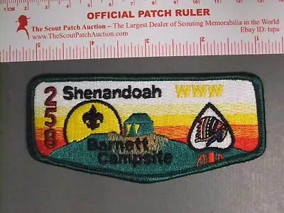 Boy Scout OA 258 Shenandoah Flap 4911MM • $4.99