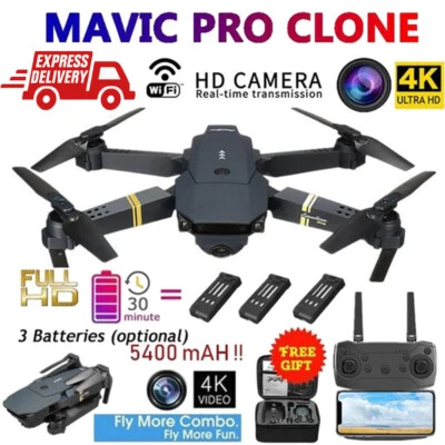 $35.99 • Buy 4K HD E58 Drone X Pro Aerial Camera WIFI FPV Foldable Mini Selfie RC Quadcopter