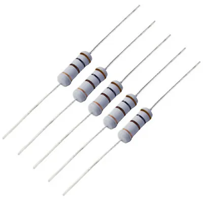 5 Pack - 2 Watt 5% Metal Oxide Power Resistors 100 Ohm • $6.99