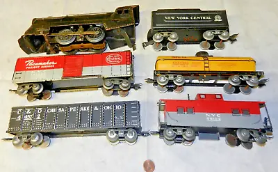 Marx 3/16 Scale Freight Set Tin Lithographed Prewar 898 AC Powered 0-4-0 Engine • $115