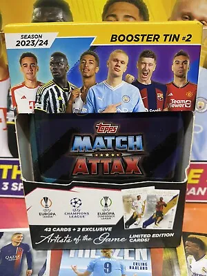 Booster Mini Tin #2 New - Topps Match Attax 2023 / 2024 23/24 • £12.99