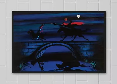 Ichabod Mary Blair Headless Horseman Dark Shadow Concept Art Poster  • $29.99