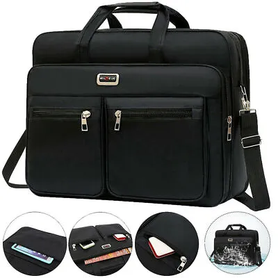 £12.99 • Buy 15/17/18inch Laptop Briefcase Waterproof​ Business Notebook Shoulder Bag Handbag