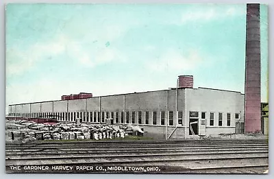 The Gardner Harvey Paper Co.  Middletown Ohio Postcard • $10