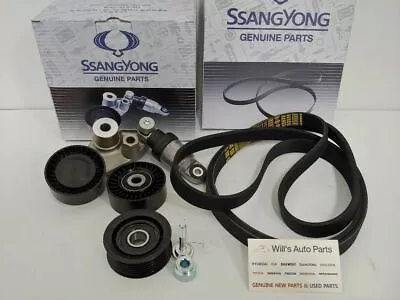 $342.60 • Buy Genuine New Belt+tensioners Kit Suits Ssangyong Actyon/sports Kyron Rexton