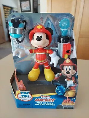 Disney Junior Fire Rescue Mickey Mouse Articulated 6-inch Figure And Accessories • $12.50