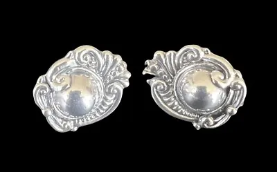 Margot De Taxco Mexican Sterling Silver Art Deco Earrings #5270 Circa 1950s • $295