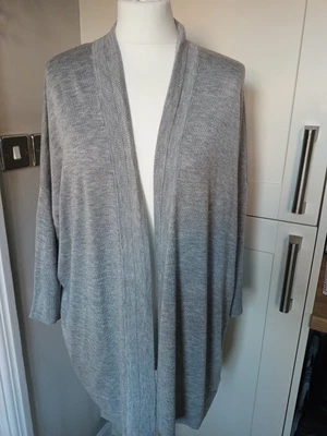 $11.02 • Buy Principles - Ladies Size 18 Autumn Winter 3/4 Sleeved Grey Cardigan Covers Bum