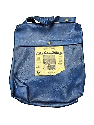 Easy Rider Vintage Bicycle Bike Blue Saddle Messenger Bag Storage  • $199.99
