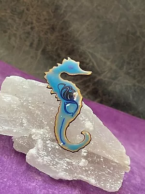 3  Vintage-seahorse-enamelled Copper-pin -  New Condition • $11.95