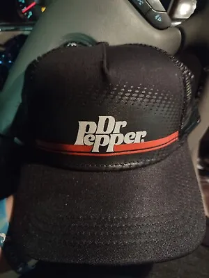 Vintage Dr Pepper Snnapback Trucker Hat  Black Brand New With Tags  • $35.63