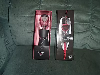 Vinturi Essential Wine Aerator For Red Wine  Black And Acrylic Complete EUC! • $24.99