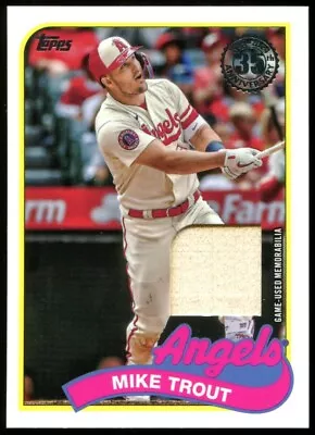 2024 Topps Series 1 MIKE TROUT  #89BR-MT Game Used Bat Relic  LA Angels • $12.75