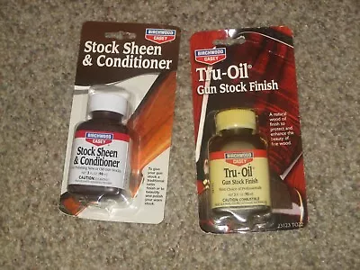 New Birchwood Casey Tru-oil & / Stock Sheen & Conditioner Each Is 3 Fl Oz • $19.99