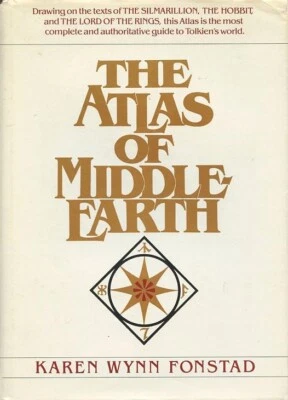 £95.80 • Buy MERP THE ATLAS OF MIDDLE-EARTH EXC+! Lord Of The Rings Hobbit Fonstad Module