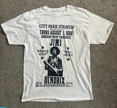 Vtg Jimi Hendrix Experience City Park Stadium New Orleans August 1 1968 T-Shirt • $80